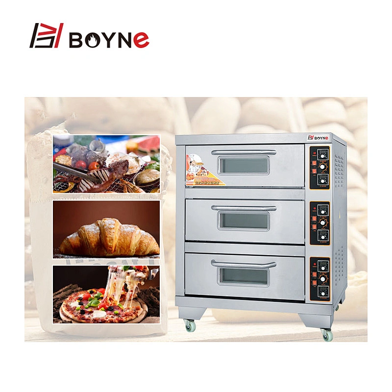 Bakery shop Electric Stainless Steel Commercial Bakery Deck Oven