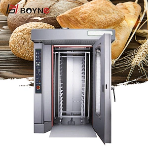 64 Trays Industrial Rotary Oven Electric Diesel Bread Baking Rotary Oven for Sale