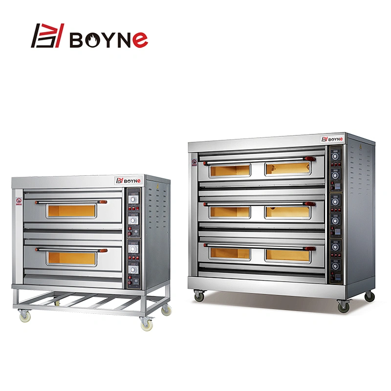 Bread Baking Electric Deck Oven Used For Pizza Cookies Pastry Baking