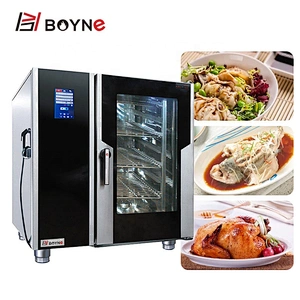 Multi Function Combi Steamer Independent Temperature Control Use For Hotel Restaurant Kitchen