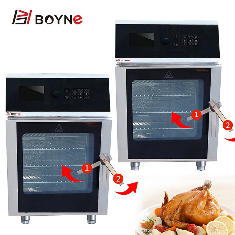 Electric Touch Screen Version Combi Oven Western And Chinese Kitchen Commercial Oven