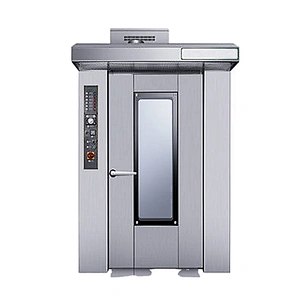Commercial Professional Bakery Use Stainless Steel Heavy Duty Electric 16 Trays Rotary Bread Convection Oven For Sale