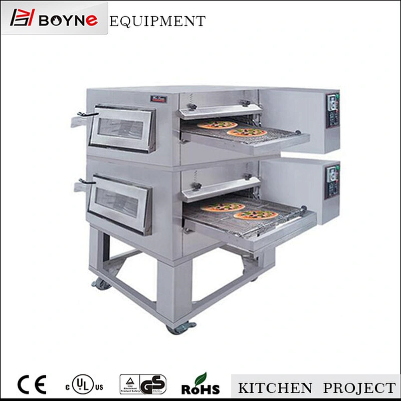 stainless steel commercial electric conveyor pizza oven