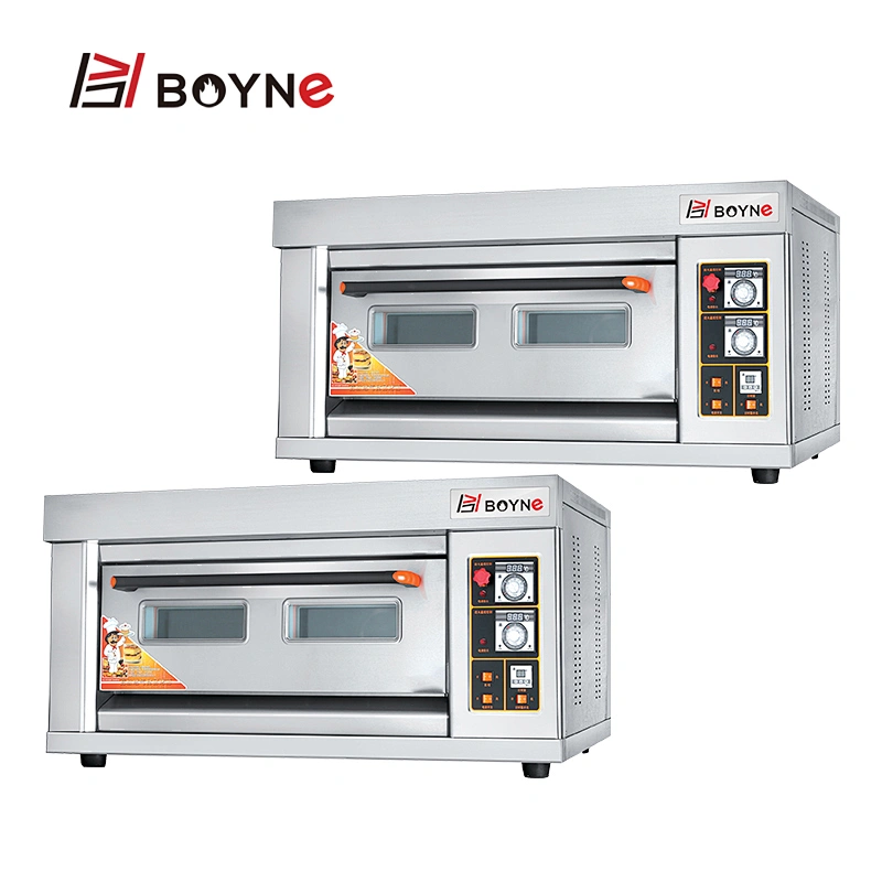 Commercial Gas  Bakery Shop High Temperature 1 Layer  2 Trays Bread Bakery Oven