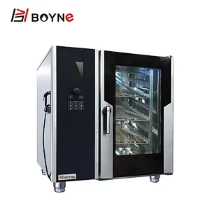 Commercial Stainless Steel 10 Tray Mini-Combi Steamer with Boiler Combi Food Oven