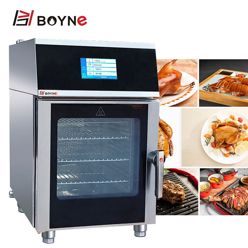 Kitchen equipment Stainless Steel  Four Layer Combi Oven User-friendly Electric Combi Oven