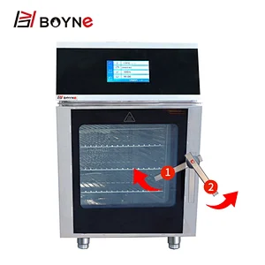 Kitchen equipment Stainless Steel  Four Layer Combi Oven User-friendly Electric Combi Oven