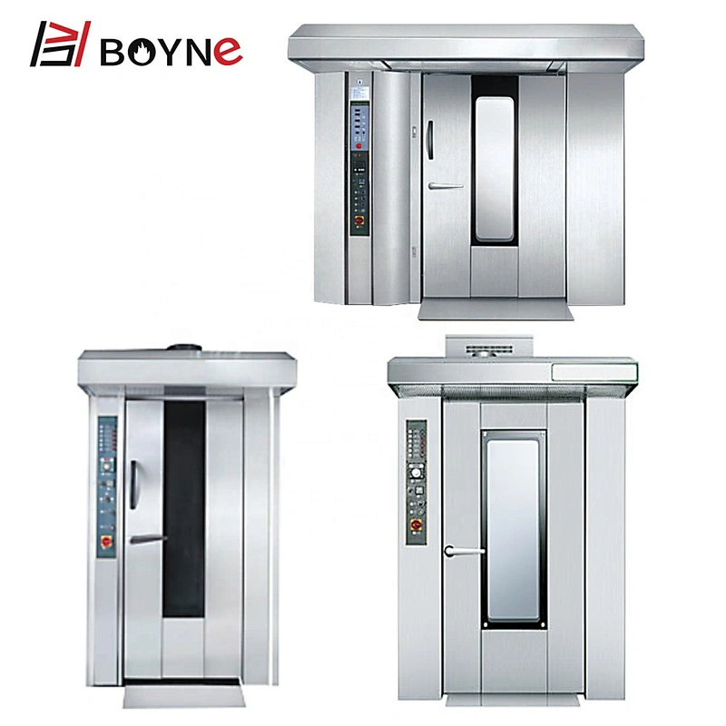 Commercial Bakery Equipment Baking Oven Gas Or Electrical Large Capacity Rotary Oven