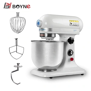 Boyne Kitchen Equipment Commercial Countertop Multifunction 7L Planetary Mixing Stand Cake Milk Mixer For Sale