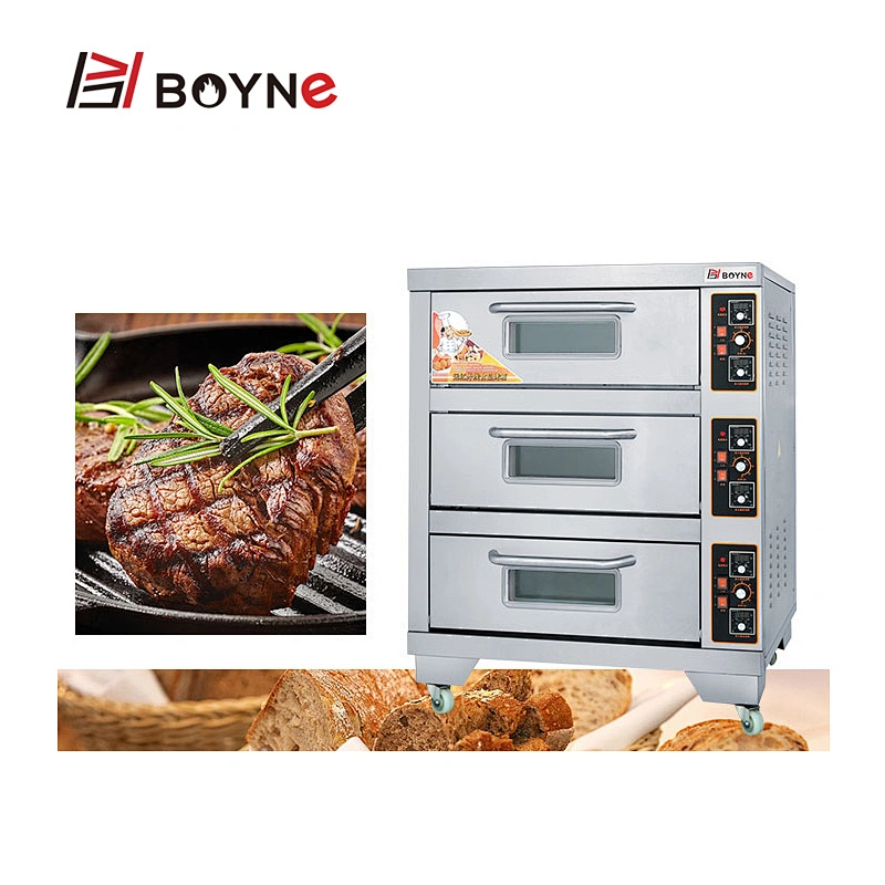 Bakery shop Electric Stainless Steel Commercial Bakery Deck Oven