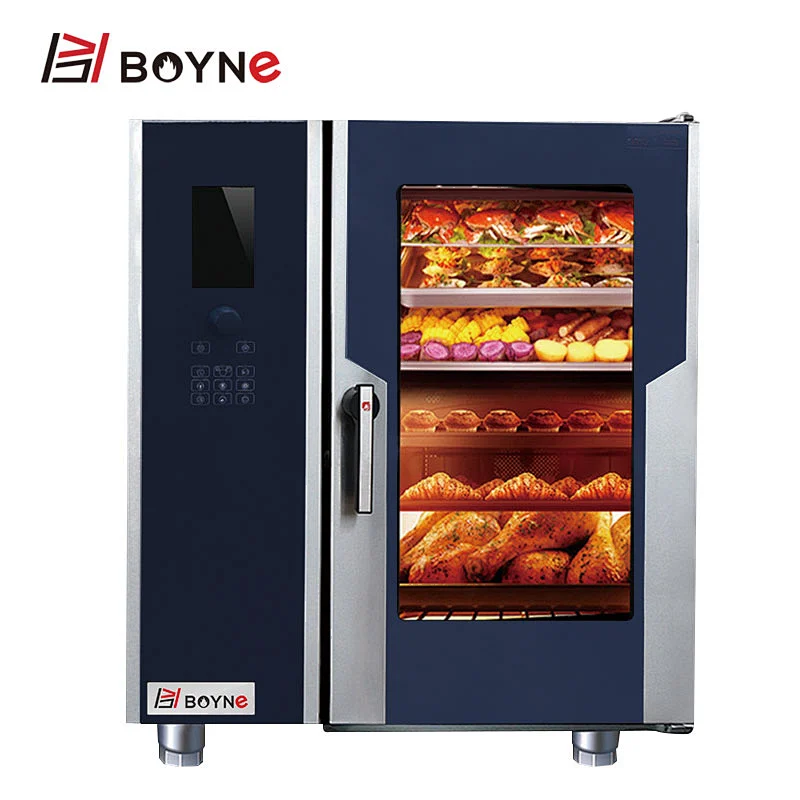 6 Trays Combi Oven Injectjion 10 Trays Combi Oven For Commercial Kitchen Application