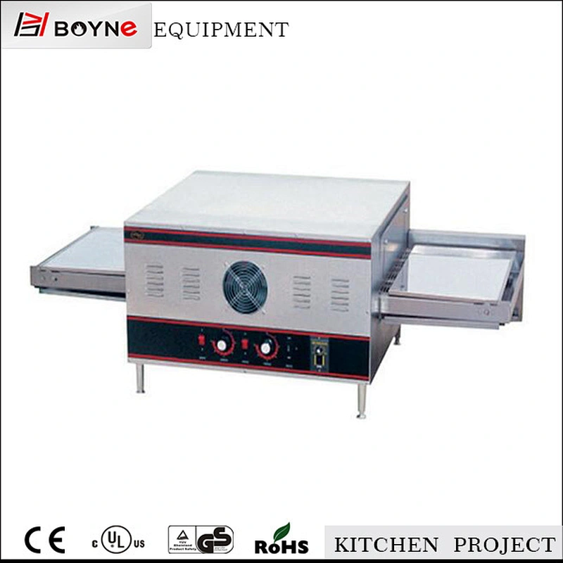 Stainless Steel 18 Inch Commercial Pizza Oven / Gas Conveyor Pizza oven with belt