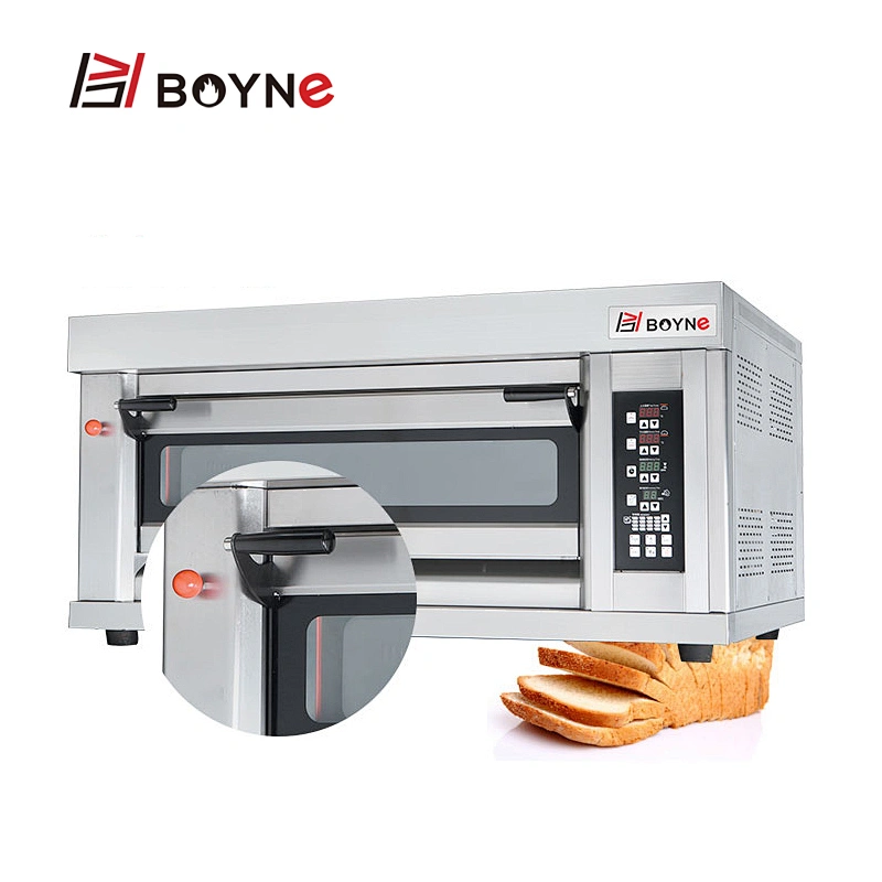 Commercial Microcomputer Type High Temperature One Deck Two Tray Gas Bakery Oven