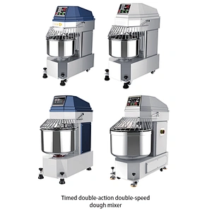 Stainless Steel Bakery Spiral Industrial Bread Dough Mixer 25KG Big Capacity