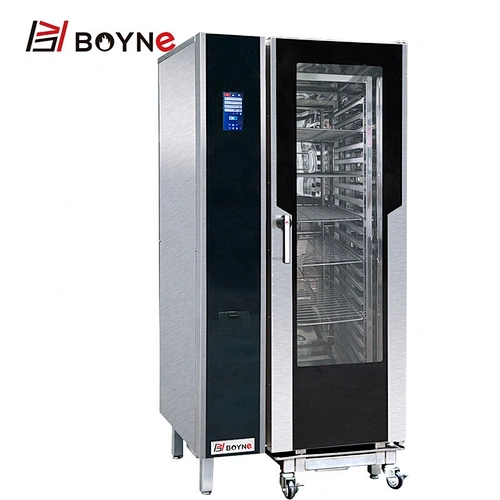 Touch Edition 20 Trays Electric Combi Oven With Steaming and baking Function For Hotel Kitchen