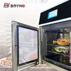 Kitchen equipment Stainless Steel  Four Layer Combi Oven User-friendly Electric Combi Oven