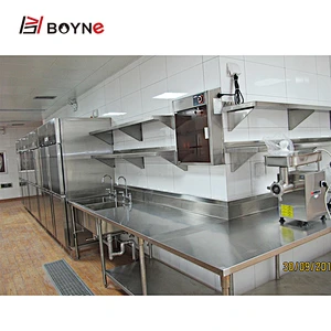Boyne Chinese Custom Stainless Steel 304 Bakery Cooking Seafood Restaurant Gas Electrical Kitchen Equipment