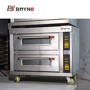 Micro Computer Electric Oven 3 Deck 6 Trays Bakery Oven For Bread Pizza