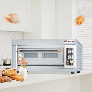 Commercial Bakery Single Deck Oven With 20-400 Degreed High Temperature