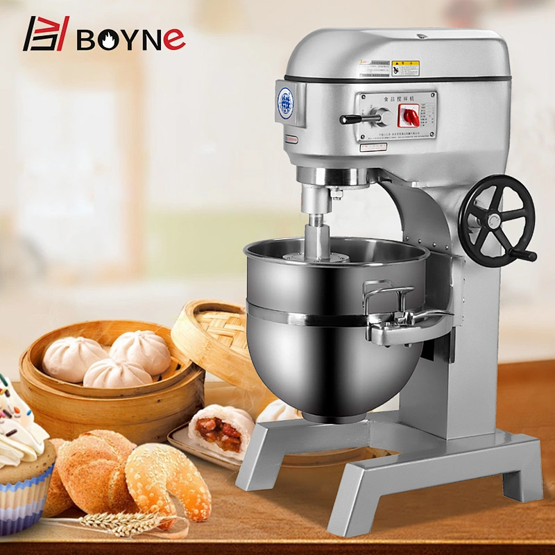 Boyne Kitchen Equipment 7L 10L 20L 30L Rotating Meat Grinder Stainless Steel Bowl Commercial Heavy Duty Food Mixer