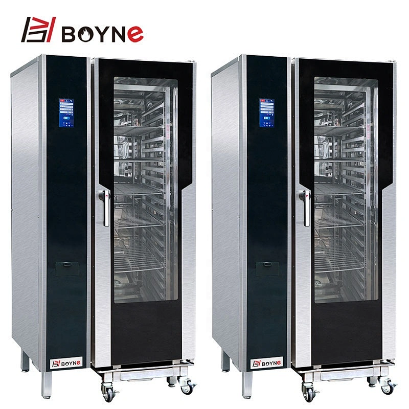 Touch Edition 20 Trays Electric Combi Oven With Steaming and baking Function For Hotel Kitchen