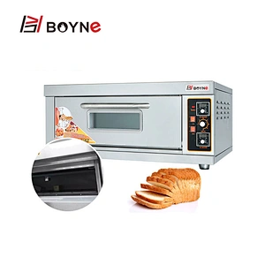 Single Deck Commercial Stainless Steel Electric Bread Bakery Oven