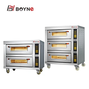 Restaurant Hotel Kitchen Baking Pastry Oven 2 Layer 4 Trays Electric Oven