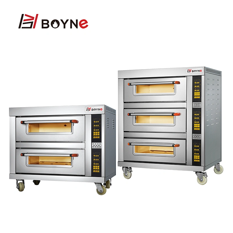 Restaurant Hotel Kitchen Baking Pastry Oven 2 Layer 4 Trays Electric Oven