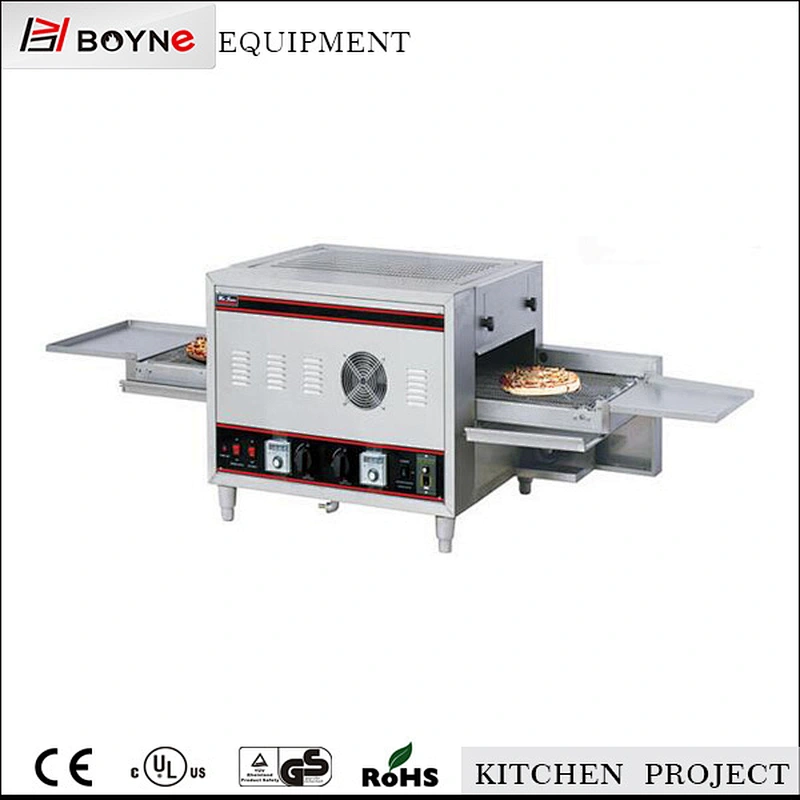 stainless steel commercial electric conveyor pizza oven
