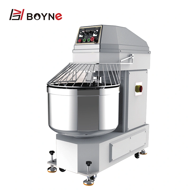 Stainless Steel Bakery Spiral Industrial Bread Dough Mixer 25KG Big Capacity