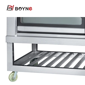 Commercial Stainless Steel Microcomputer Two Deck Four Trays 20-400 degreed Electric Oven