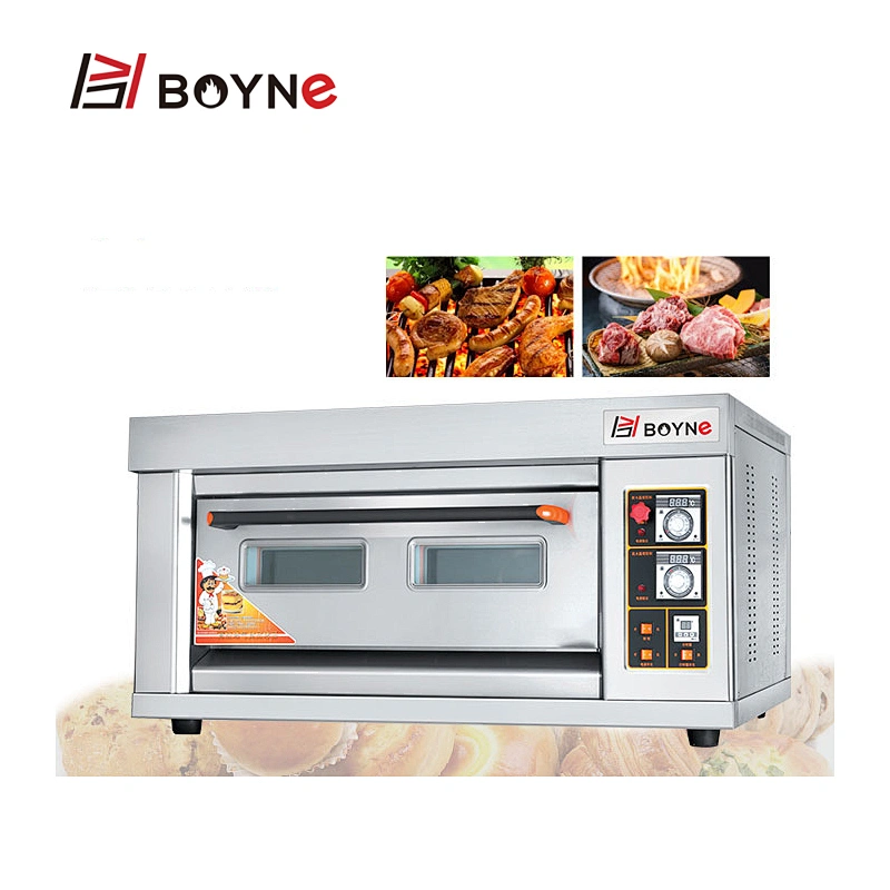 Commercial Gas  Bakery Shop High Temperature 1 Layer  2 Trays Bread Bakery Oven