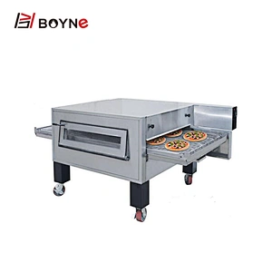 stainless steel commercial electric conveyor pizza oven