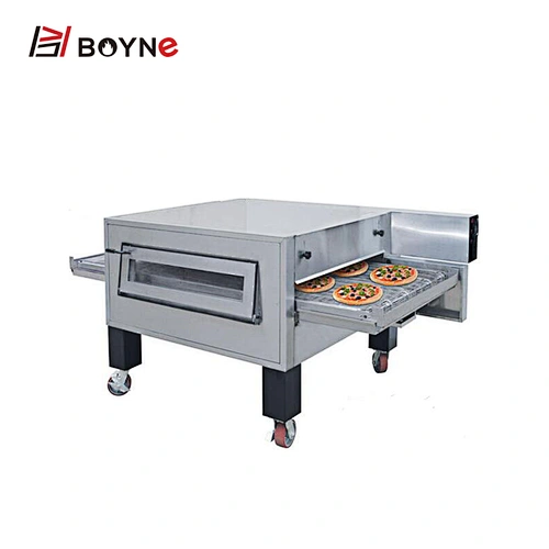 stainless steel commercial electric conveyor pizza oven