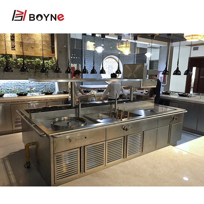 Boyne Product Stainless Steel Professional Commercial Industrial Mechanical Hotel Restaurant Kitchen Equipment For Hotel