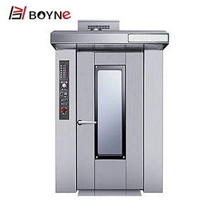 64 Trays Industrial Rotary Oven Electric Diesel Bread Baking Rotary Oven for Sale