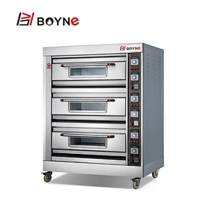 Bread Baking Electric Deck Oven Used For Pizza Cookies Pastry Baking