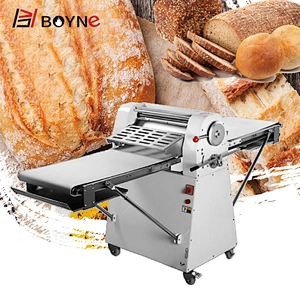 Boyne Kitchen Equipment Industrial Commercial Stainless Steel Machine Bakery Pastry Cookie Rolling Dough Sheeter