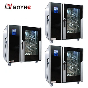 Multi Function Combi Steamer Independent Temperature Control Use For Hotel Restaurant Kitchen