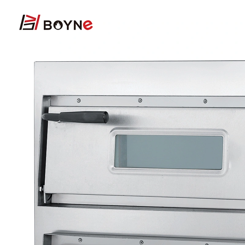 Commercial Kitchen Stainless Steel Commercial High Temperature Two Layer Pizza Bakery Oven