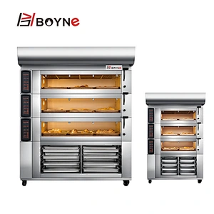 3 Layer 6 Tray Baking Oven For Pastry Bread Cookies Pizza Oven