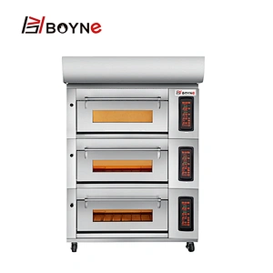 Smart Control Baking Oven 3 Deck 6 Tray Bread Baking Oven With Steam Function
