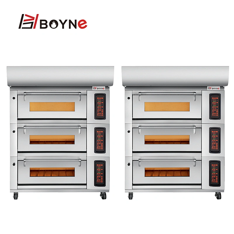 Touch E Series Oven 3 Deck 6 Pan Electric Oven With Steam System