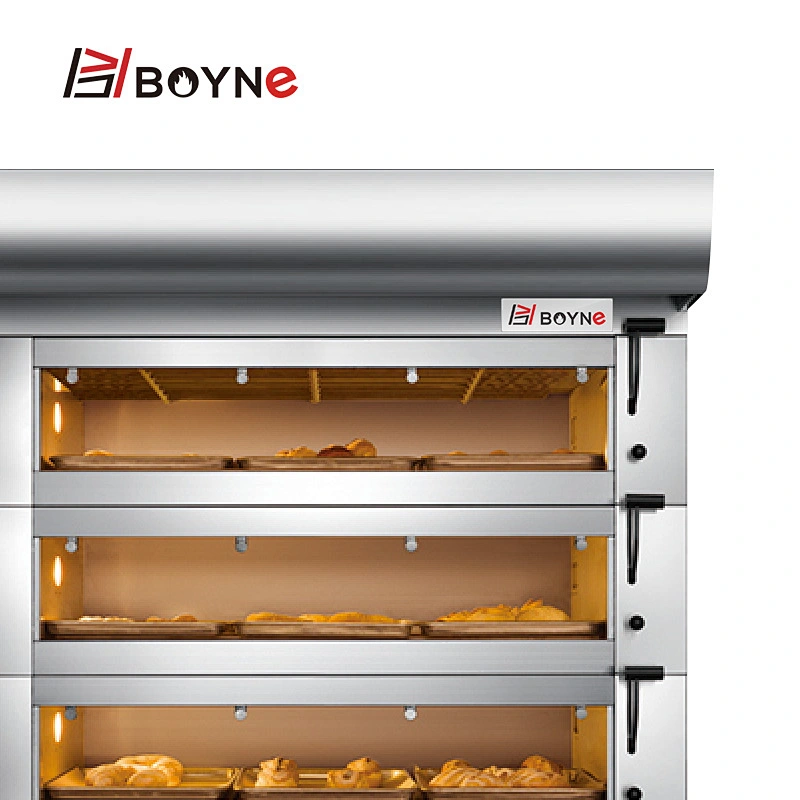 4 Deck 12 Tray Electric Oven With Thermal System And Steam Function