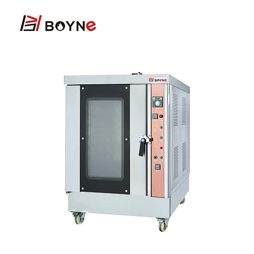 High Temperature Hot Air Eight Trays Stainless Steel Gas Convection Oven For Bakery