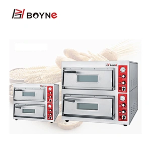 Commercial Kitchen Stainless Steel Commercial High Temperature Two Layer Pizza Bakery Oven