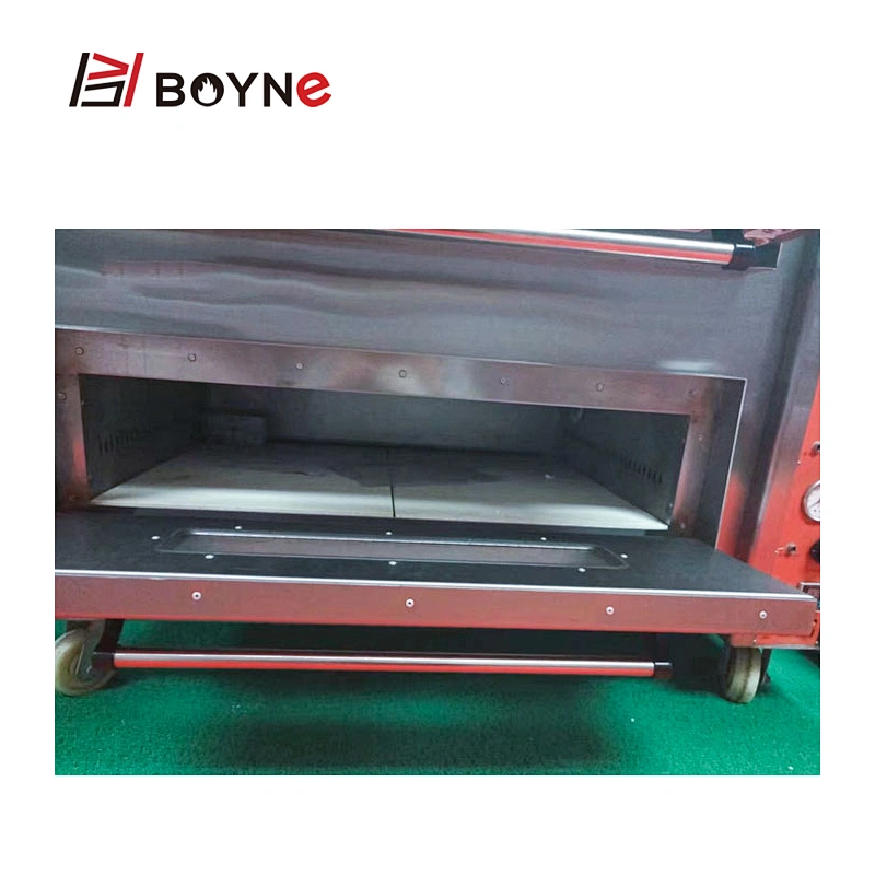 Stainless Steel Commercial Bakery Kitchen  Pizza Oven Three Deck Bakery Oven With Stone
