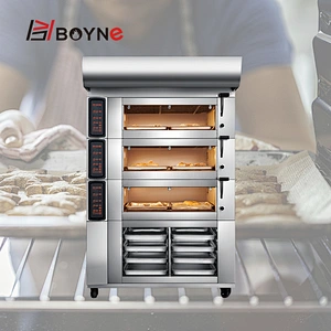 3 Layer 6 Tray Baking Oven For Pastry Bread Cookies Pizza Oven