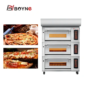 Smart Control Baking Oven 3 Deck 6 Tray Bread Baking Oven With Steam Function