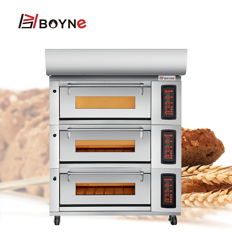 Touch E Series Oven 3 Deck 6 Pan Electric Oven With Steam System